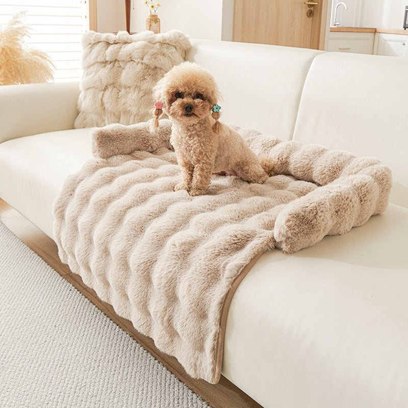 Pets Plush Calming Bed