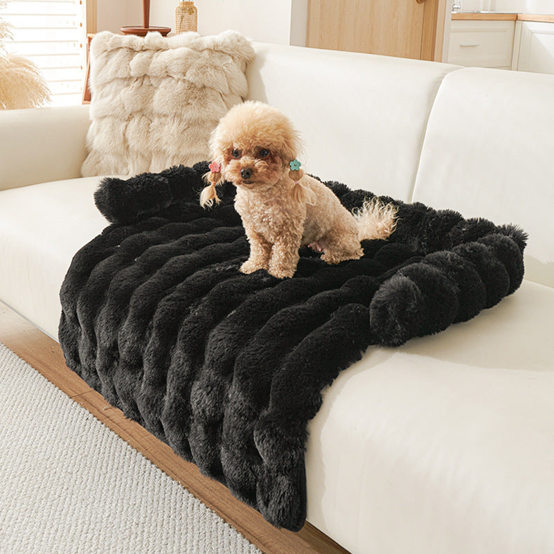 Pets Plush Calming Bed