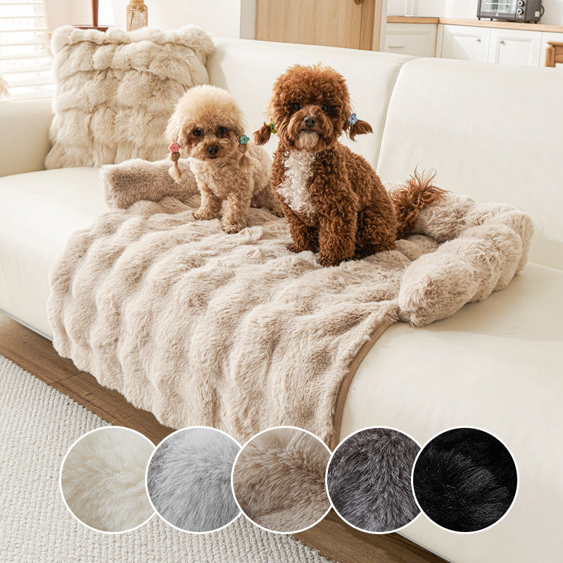 Pets Plush Calming Bed